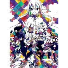 1/3 件墙面艺术海报可选框架流行优质日本动漫墙面艺术妖精的尾巴纳兹帆布海报适用于可爱房间装饰高品质家居装饰画 - 彩色 - 查看 4