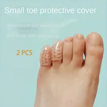 10 piezas de cubiertas de silicona antifricción para los dedos de los pies, separadores de gel para los dedos con diseño antifricción, cubiertas de gel transpirables para los dedos de los pies, accesorios suaves de cuidado de los pies, cubiertas para los dedos de los pies sin olor, tubos antifricción y ampollas para los dedos pequeños
