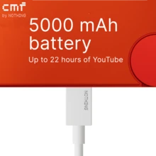 CMF By Nothing Phone 2 Pro 白色，6.77 英寸屏幕，5000mAh 电池，120Hz 柔性 AMOLED 显示屏，四摄像头系统，7.8 毫米光滑边缘设计，游戏网络增强，蓝牙 5.3，IP54