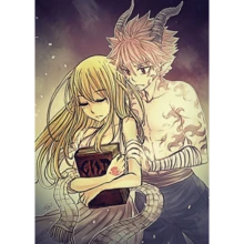 1/3 件墙面艺术海报可选框架流行优质日本动漫墙面艺术妖精的尾巴纳兹帆布海报适用于可爱房间装饰高品质家居装饰画 - 彩色 - 查看 20