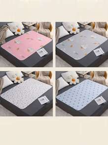 Reusable Leak-Proof Menstrual Pad, Waterproof Washable Mattress Pad, Mattress Protector, Suitable For Women To Use During Menstruation, Incontinence, Bedwetting, Adults And Elderly