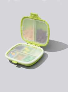 1 pièce Boîte à médicaments portable imperméable et étanche à l'humidité avec 8 compartiments, mini trousse de premiers soins de voyage, boîte de rangement pour pilules multifonctionnelle et résistante aux intempéries, convient pour le camping, la randonnée, la pêche et l'escalade en plein air