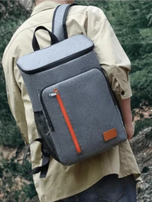 High Quality Large Capacity Waterproof Thermal Backpack Portable Cooler Picnic Hot Cold 18L - 黑色 - 查看 6