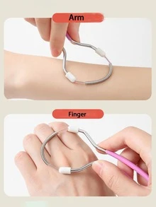 1 件面部脱毛工具 - 采用温和有效的弹簧技术，有效去除上唇、下巴、面部和颈部的多余毛发 - 彩色 - 查看 2