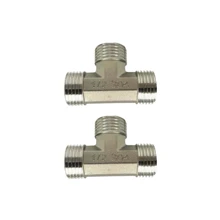 High Quality Stainless Steel 1/2" T Shape Connector, Home, Industrial, Automotive And Garden Use Quick Connect Distributor, Durable 201 Stainless Steel, Well-Fitted, Multiple Styles Available, Industrial Pipe | T Connector | Stainless Steel Structure