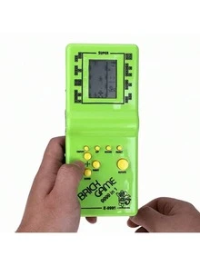 1 buah Konsol Game Genggam Balok Bangunan Rusia, Hadiah untuk Pelajar, Mainan & Hadiah Grosir, 4 Warna Acak - MultiWarna - View 6
