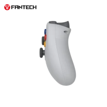 FANTECH 无线游戏控制器，经典 PS3 游戏控制器，适用于 Windows PC/PS3/Android 电视盒/Switch，2.4 Ghz 无线控制器游戏手柄，用于射击游戏的游戏手柄，带 4 个自定义键的操纵杆，电池续航时间长达 20 小时（黑色/白色/粉色）