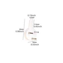 5/10Pcs Invisible Traceless Nail Hook, Wall Mounted Single Nail Hook, Wall Hanging Painting Hook, No-Drill Strong Load-Bearing Invisible Hook, Hanging Photo Picture Frame, Wedding Photo Hook