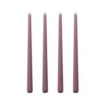 4 pièces/. 40 couleurs, bougies sur tiges de 30 cm de forme de branche pour mariage et banquet, style européen, longues, colorées, sans odeur et sans fumée, lot de quatre