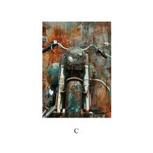 1PC Optional Frame Canvas Posters - Detailed Motorcycle Parts Drawing Art Decoration - Red Chopping Motorcycle With Realistic Metal Parts - Home Decoration Wall Arts, Perfect Wall Decoration - Ideal Gift For Mechanicians And Motorcycle Enthusiasts