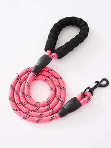 Reflective Nylon Pet Leash, Durable Anti-Pulling Dog Walking Lead Rope With Foam Handle, Comfortable & Sturdy - Multicolor - View 19