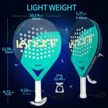 Rakieta tenisowa Padel IANONI 2025, profesjonalna, wysokiej jakości, męska i damska, włókno węglowe, odpowiednia dla dorosłych - idealna na Święto Dziękczynienia, Boże Narodzenie, Halloween i obchody Nowego Roku