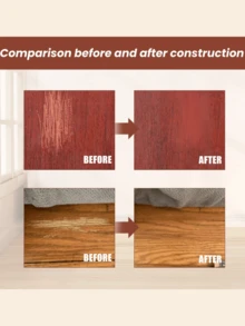 Sellador de juntas para piso de madera, para muebles de madera sólida, cuidado de rasguños en el piso, encerado y relleno, sellador de juntas - Multicolor - Ver 8