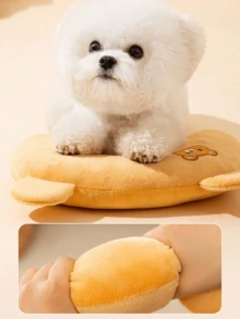 1 Piece Calming Pillow For Dogs And Cats, Soft And Spongy Pillow For Dog Bed, U-Shaped Pillow To Relieve Dog Neck Anxiety, Pet Tranquilizer Toy To Relieve Joint Pain And Improve Sleep Quality - Multicolor - View 6