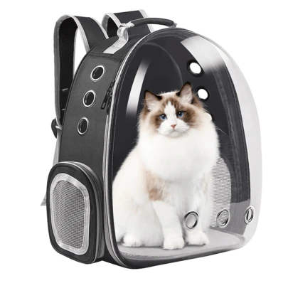 Astronaut Window Bubble Carrying Travel Bag Breathable Space Capsule Transparent Cat Carrier Bag Dog Cat Backpack 4 Color