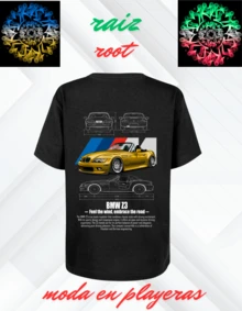 playera negra con estampado de carros  Deportes al aire libre - Estilo baloncesto  Estilo casual-minimalista  Casual-Básico    coche    Verano    suelto    Hombros Exagerados - Negro - Ver 1