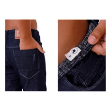 kit com 3 calças jeans infantil juvenil menino