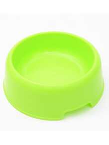 4pcs Pet Plastic Bowl, Puppy Plastic Dog Bowl, Reusable Hamster, Dog Food Bowl, Cat, Kitten, Feeding Water, Pet Birthday Holiday Party Supplies Multiple Colors Optional