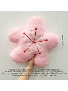 1 قطعة وسادة بشكل قلب بتلات الكرز عائمة في النافذة غرفة النوم تاتامي غرفة المعيشة وسادة زهرة وسادة ظهر هدية عيد الميلاد (قد تكون المنتجات لديها انحرافات لونية بسبب مشاكل الإضاءة ودفعة الإنتاج. نظرًا لأن السطح مصنوع ومقطوع من دفعات مختلفة من الأقمشة ، فإن نمط السطح له عشوائية في الموضع والحجم والكمية.)