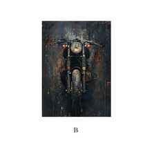 1PC Optional Frame Canvas Posters - Detailed Motorcycle Parts Drawing Art Decoration - Red Chopping Motorcycle With Realistic Metal Parts - Home Decoration Wall Arts, Perfect Wall Decoration - Ideal Gift For Mechanicians And Motorcycle Enthusiasts