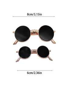 1个太阳镜装饰发夹，趣味独特风格发夹爪夹发卡，发夹，发卡，学生用品，发饰，头部饰品，女士发饰