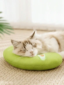 1 Piece Calming Pillow For Dogs And Cats, Soft And Spongy Pillow For Dog Bed, U-Shaped Pillow To Relieve Dog Neck Anxiety, Pet Tranquilizer Toy To Relieve Joint Pain And Improve Sleep Quality - Multicolor - View 2