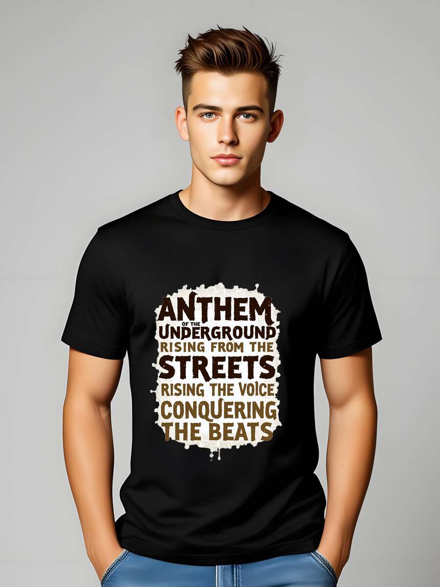 Camiseta Underground Anthem: ropa urbana inspirada en el hip-hop