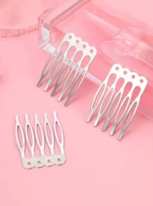 10 piezas Peinetas de metal de estilo chino, suministros para hacer joyas con elementos tradicionales chinos, peinetas para el cabello, accesorios para el cabello, artículos escolares