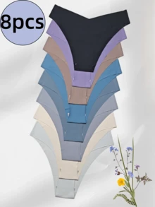 15-Pack Women's Seamless Panties – Naked Feeling Thongs, Sexy Design, Soft & Comfortable, Breathable & Medium Stretch,New In 2026