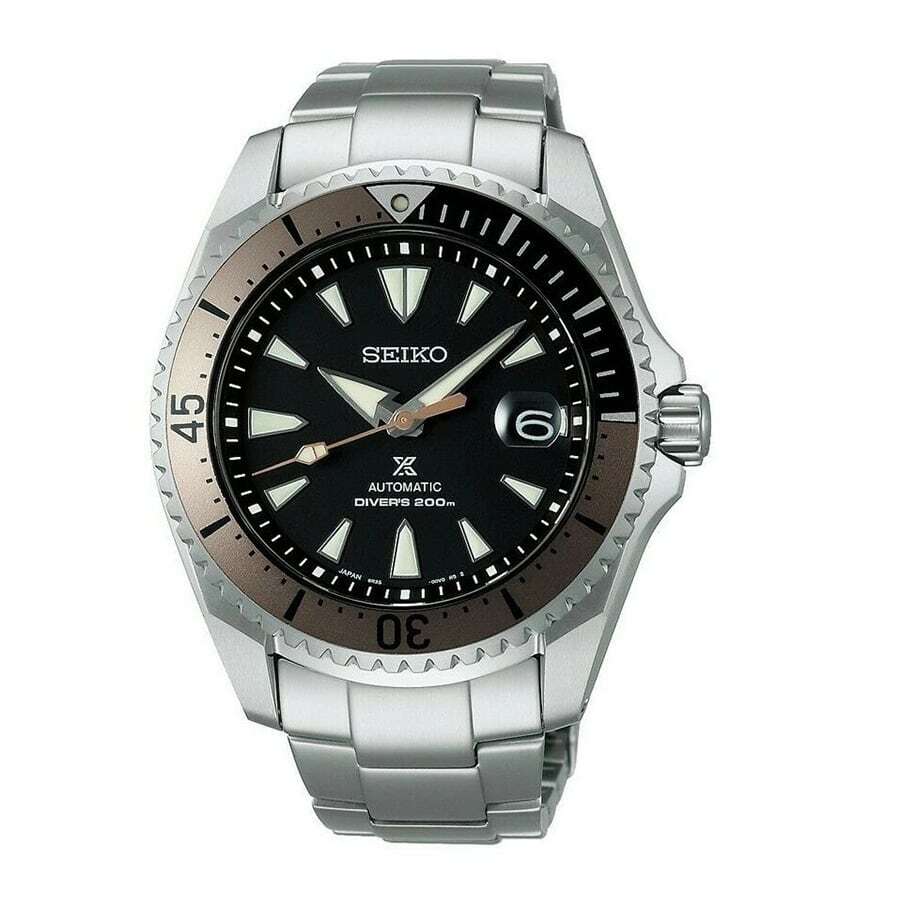 Seiko Men's Mechanical Watch - Automatic Movement, Dark Brown Dial, Stainless Steel Case & Bracelet, Business Style (Model SPB189J1), Ideal For Daily Wear - Dark Brown - View 1