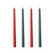 4 pièces/. 40 couleurs, bougies sur tiges de 30 cm de forme de branche pour mariage et banquet, style européen, longues, colorées, sans odeur et sans fumée, lot de quatre