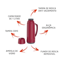 Atacama Thermal Bottle 2.5 Liters Various Colors