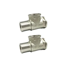 High Quality Stainless Steel 1/2" T Shape Connector, Home, Industrial, Automotive And Garden Use Quick Connect Distributor, Durable 201 Stainless Steel, Well-Fitted, Multiple Styles Available, Industrial Pipe | T Connector | Stainless Steel Structure