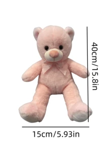 Lee's Brothers 毛绒兔子和泰迪熊玩具，柔软毛皮，适合装饰、节日礼物、赠品