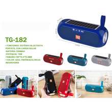 T&G Altavoz Bluetooth solar para exteriores, Bocina portátil, subwoofer, tarjeta TF, disco U, radio FM, llamadas manos libres - Negro - Ver 11