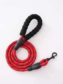 Reflective Nylon Pet Leash, Durable Anti-Pulling Dog Walking Lead Rope With Foam Handle, Comfortable & Sturdy - Multicolor - View 15