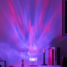 1 件 16 色无线北极光和星月投影灯带带遥控器 - 可调光，RGB LED 灯适用于卧室、游戏室、派对、节日装饰礼物、房间灯 - 多色光 - 查看 3