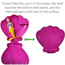 Sirena giratoria, un juguete de buceo que puede girar libremente bajo el agua y flotar hasta la superficie. Adecuado como recuerdos de fiesta, decoraciones de escritorio, natación de verano, juguetes de piscina y playa, regalos para festivales y cumpleaños - Sirena giratoria - Ver 7