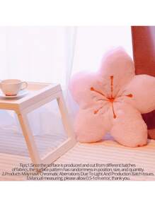 1 قطعة وسادة بشكل قلب بتلات الكرز عائمة في النافذة غرفة النوم تاتامي غرفة المعيشة وسادة زهرة وسادة ظهر هدية عيد الميلاد (قد تكون المنتجات لديها انحرافات لونية بسبب مشاكل الإضاءة ودفعة الإنتاج. نظرًا لأن السطح مصنوع ومقطوع من دفعات مختلفة من الأقمشة ، فإن نمط السطح له عشوائية في الموضع والحجم والكمية.)