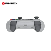 FANTECH 无线游戏控制器，经典 PS3 游戏控制器，适用于 Windows PC/PS3/Android 电视盒/Switch，2.4 Ghz 无线控制器游戏手柄，用于射击游戏的游戏手柄，带 4 个自定义键的操纵杆，电池续航时间长达 20 小时（黑色/白色/粉色）