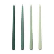 4 pièces/. 40 couleurs, bougies sur tiges de 30 cm de forme de branche pour mariage et banquet, style européen, longues, colorées, sans odeur et sans fumée, lot de quatre