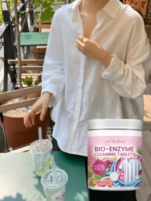 JAYSUING JAYSUING;Bio-Enzymatic Popping Salt Foam Tablets (Bucket); Highly Effective Stain Remover; Removes Grease; Removes Stains; A Household Essential; Mild Formula; Fast Dissolving; Laundry Foam Tablets