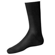 Kit 3 Pares De Meia Masculina Social Clássica Lupo Poliamida - Preto - Visão 4