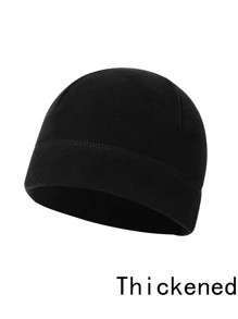 1pc Extra Large Lightweight Neck Gaiter, Windproof Warm Polyester Without Brim Hat, Suitable For Heads Larger Than 55cm, Available In Regular And Thicker Versions