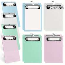 1Pc Mini Clipboard, Available In Various Colors, Made Of Durable Plastic, With A Notepad-Sized Pocket Clipboard, Suitable For Taking Notes, 4.7 X 7 Inches - Suitable For A6 Paper,Back To School,School Supplies - Multicolor - View 1