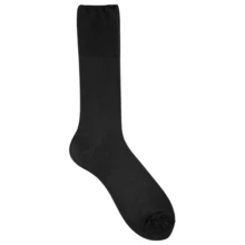 Kit 3 Pares De Meia Masculina Social Clássica Lupo Poliamida - Preto - Visão 3