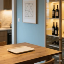 1pc Plastic Trays, Suitable For Kitchens, Restaurants, Picnics, Parties; Appropriate For Coffee, Beverages, Desserts, Fruits, Breads, And Tea. - Beige - View 5