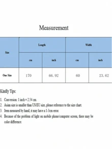 1件女士纯色头巾，优雅柔软，用途广泛，舒适百搭，适合日常佩戴。 - 卡其色 - 查看 4