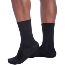 Kit 3 Pares De Meia Masculina Social Clássica Lupo Poliamida - Preto - Visão 2