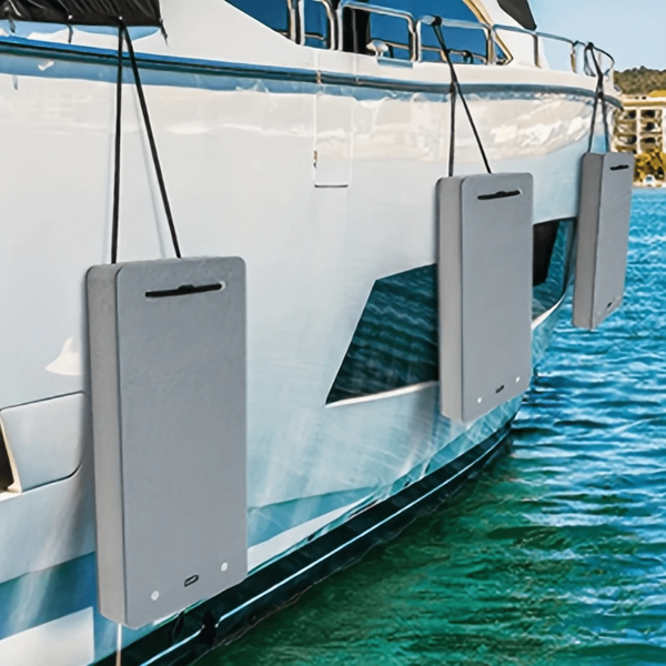 1 Stück Premium EVA Schaumstoff Yacht Schutz - Verstärkte Stoßschutz Pad für Kajaks & Boote, strapazierfähige strukturierte blaue Oberfläche mit abgerundeten Kanten, Schockabsorption & Kratzfestigkeit für den Marineeinsatz, ideal für Wassersport & Küstennutzung, Kajak Schutz, elegantes Boot Zubehör, Material